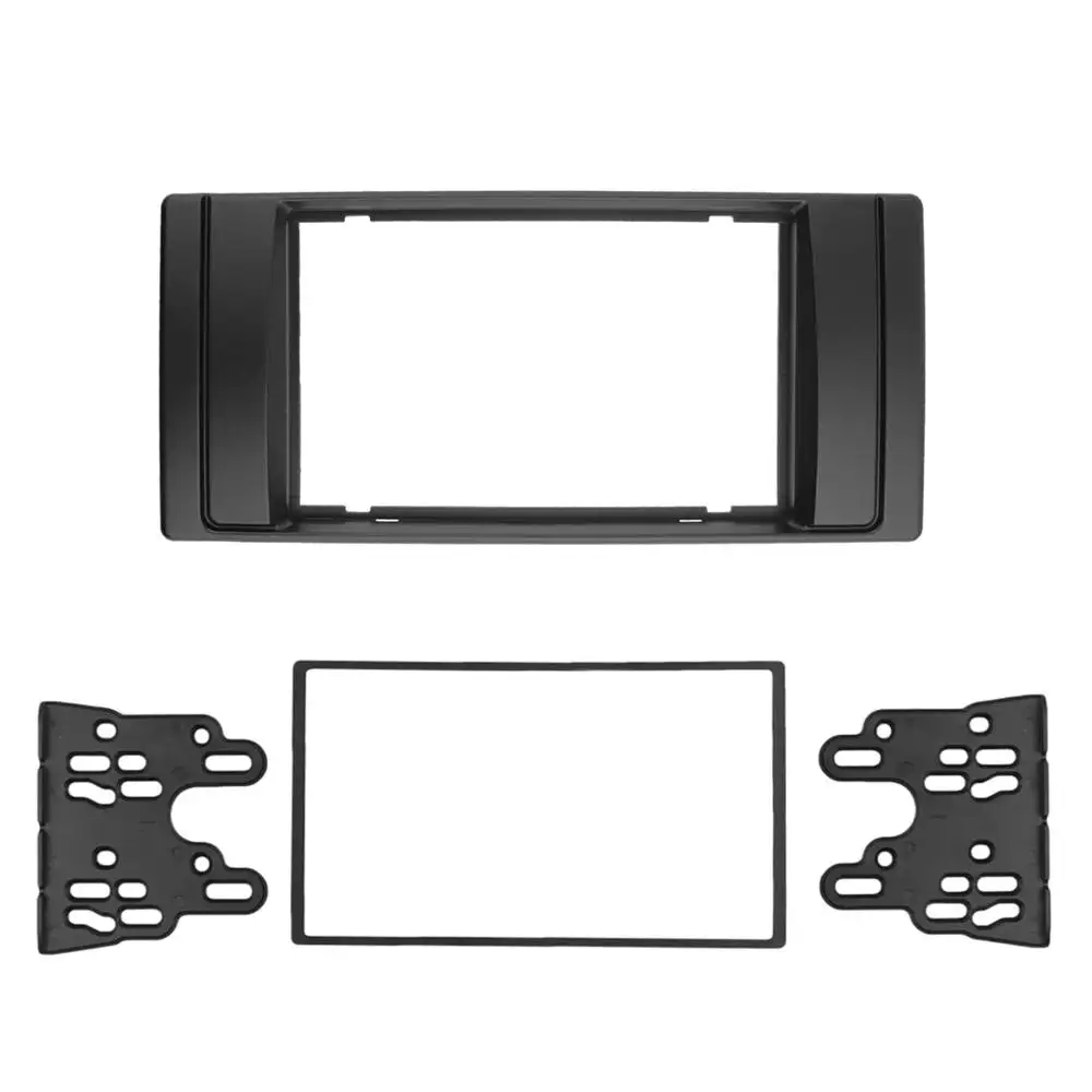 Doppia Fascia Din per BMW serie 5 E53 E39 Radio CD DVD GPS pannello Stereo Dash Mount Trim Kit telaio di interfaccia