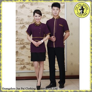 Quần áo chuyên nghiệp nhà máy bồi bàn và phục vụ bàn đồng phục cho nhân viên tiếp tân - Product Image 5