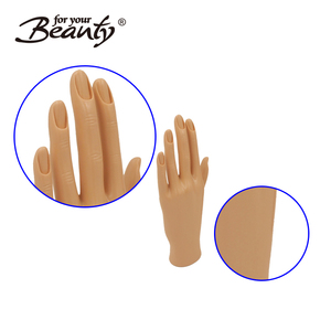 <strong>Nail</strong> <strong>Hand</strong> <strong>Practice</strong> Model Soft Plastic <strong>Hand</strong> for <strong>Nail</strong> Art Training - Product Image 6