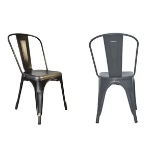 Good Design Armless Metal Home Furniture New Dining Room Chair modern fashion chair