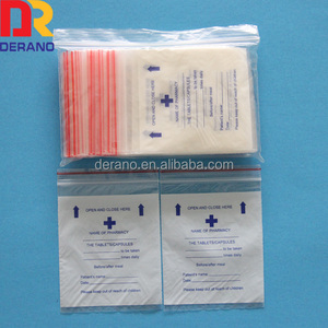Bolsas pequeñas <span class=keywords><strong>para</strong></span> píldoras con cierre de cremallera LDPE 100%, bolsas con estampado de <span class=keywords><strong>medicamentos</strong></span>, bolsa con cremallera de proveedores de China - Product Image 3