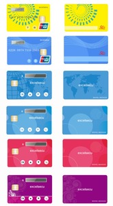 ESECU PET/PVC ISO Standard de Sécurité programmable LCD Affichage banque à puce vierges java carte - Product Image 5