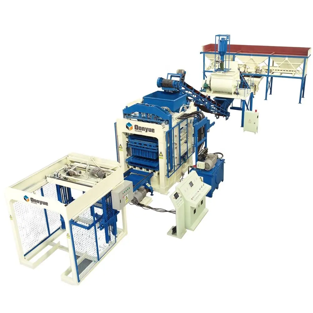 Automatische bakstenen machines QT 8-15 bestrating blok maken machine te koop