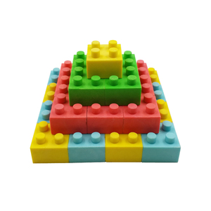 Bloques de construcción 3D personalizados para niños, rompecabezas de goma, fabricante de borradores, regalo, novedad - Product Image 1