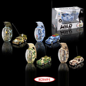1:63 mini coche del rc escala torpedo forma de mini rc coche militar( 4 surtidos) R20491 - Product Image 1