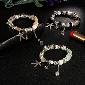 Color Starfish pulseras <span class=keywords><strong>Bohemia</strong></span> pulseras de <span class=keywords><strong>cristal</strong></span> para las mujeres - Product Image 4