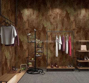 Papier peint <span class=keywords><strong>vinyle</strong></span> décoratif de style original robuste, imitation mur en <span class=keywords><strong>ciment</strong></span>, pour salon, dressing, restaurant - Product Image 1