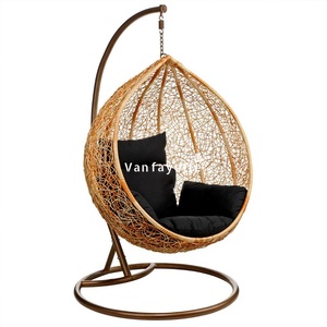 Wicker Swing <strong>Chair</strong> <strong>Egg</strong> Swing <strong>Chair</strong> With Stand Outdoor Patio Swing <strong>Indoor</strong> Hanging <strong>Chair</strong> With Stand - Product Image 2