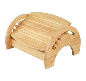Bamboo <strong>Adjustable</strong> Nursing Foot Stool Home and Office <strong>Footrest</strong> - Product Image 3