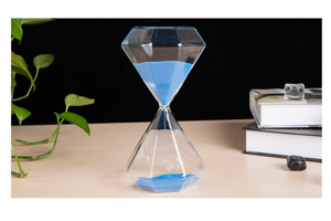 Sản Xuất OEM 15 Phút Kim Cương Màu Hình Dạng Đồng Hồ Cát Thủ Công Đồng Hồ Cát Cát - Product Image 3