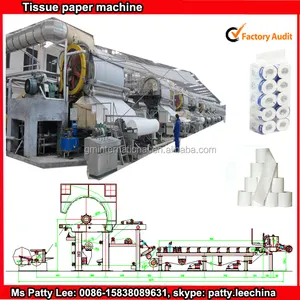 Productos de china caliente al por mayor de reciclaje de residuos de papel fábrica de papel tisú