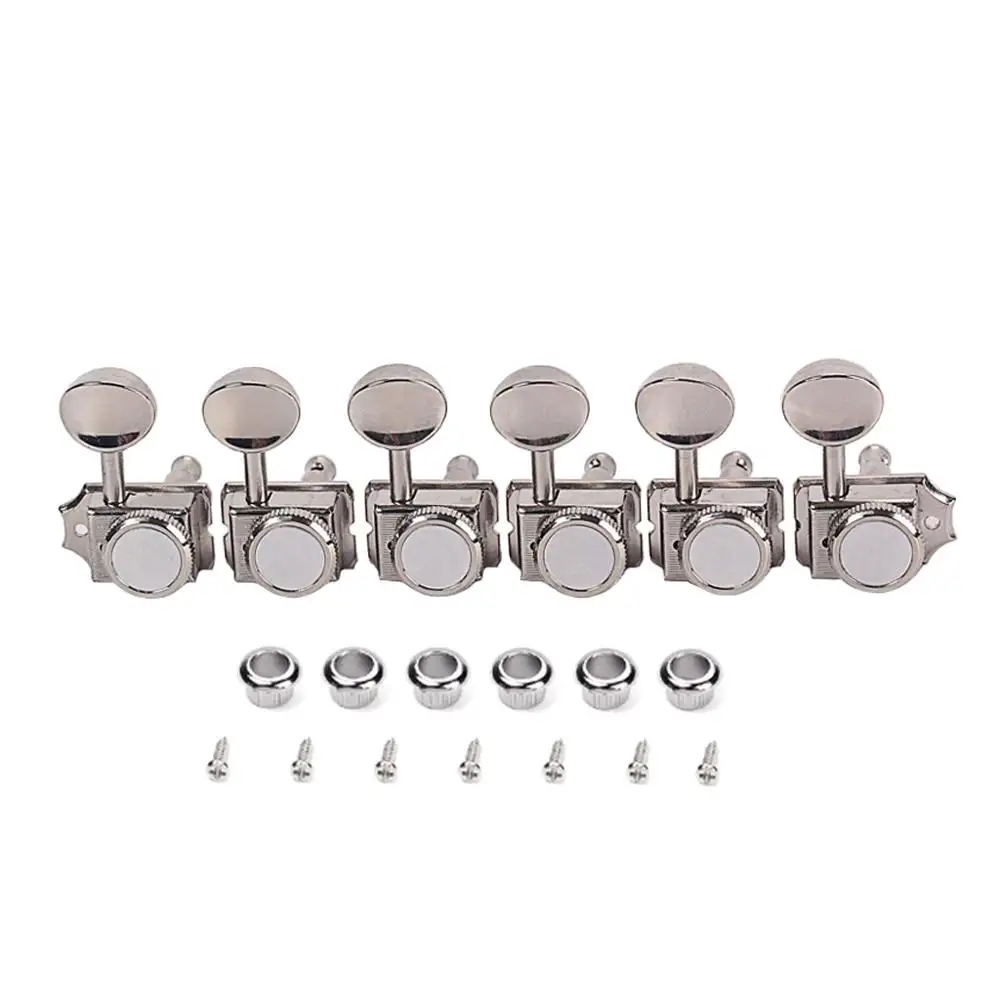 Vintage Nickel Lock String Tuners Electric Guitar Machine Heads Tuners For ST TL Guitar Tuning Pegs