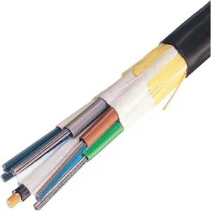 36 48 72 96 128 144 Core Loose Tube Outdoor Ribbon Fiber Optic Cable GYDTA GYDTS
