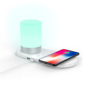 <span class=keywords><strong>Chargeur</strong></span> de téléphone <span class=keywords><strong>sans</strong></span> <span class=keywords><strong>fil</strong></span> multifonction Lampe de table LED <span class=keywords><strong>Chargeur</strong></span> à <span class=keywords><strong>induction</strong></span> magnétique avec lampe RVB - Product Image 2