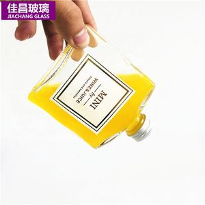 <span class=keywords><strong>250</strong></span> <span class=keywords><strong>ml</strong></span> di <span class=keywords><strong>Vetro</strong></span> Quadrato Piatto Smerigliato Bottiglia di Caffè Spremuto A Freddo Succo di Bevanda Bottiglia con Tappo - Product Image 3