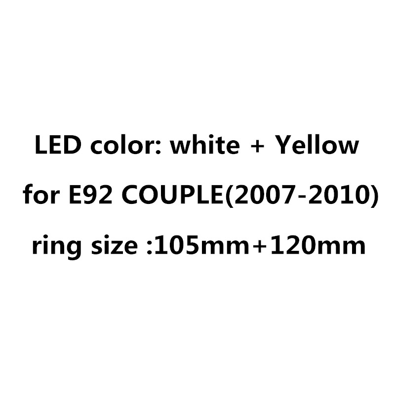 E92 coppia (W + Y) 105mm + 120mm