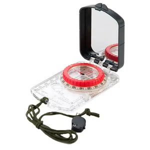 Flap strong magnetic compass with magnetic declination adjustment compass outdoor mountaineering supplies