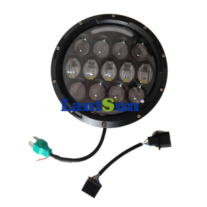 2015 Nouveau design 7 pouces 78 <span class=keywords><strong>w</strong></span> salut/lo projecteur, 7 "led phare pour Jeep Wrangler, 78 <span class=keywords><strong>w</strong></span> pour jeep led J108 - Product Image 1