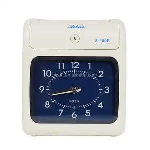 Electronic Punch Card Time Recorder Clock face Time Clock S-180P