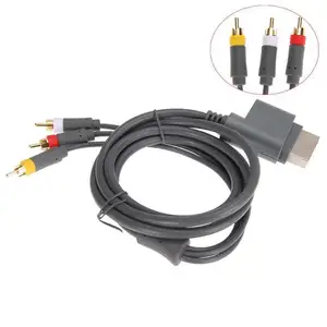 LQJP para Xbox 360 AV HD TV por Cable de Audio Video consolas de juego de plomo de alambre de Cables ópticos Cable para Xbox 360 Cable AV