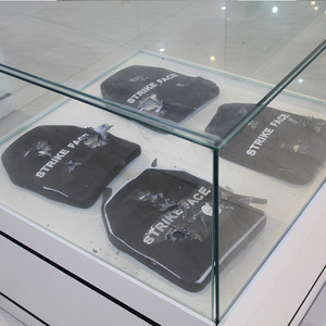 แผ่นเซรามิก SIC 10*12นิ้วแผ่นแข็งแบบสแตนด์อะโลนอุปกรณ์ป้องกันตัวแทรกแบบยุทธวิธีแผ่นเกราะเซรามิก - Product Image 5