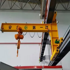 0.5 1 2 3 5 ton Workshop wall mounted travelling mobile swing cantilever jib crane