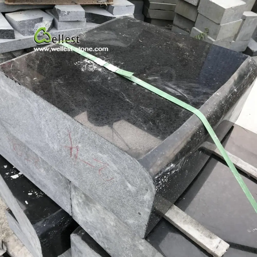 China zwart graniet G684 curb steen met concurrerende prijs