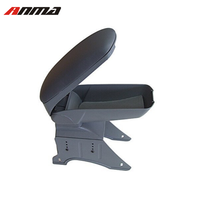 Organisateur d'accoudoir de voiture universel, boîte de rangement d'accoudoir de voiture multi-réglable