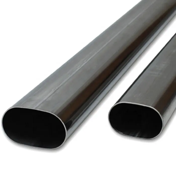 Lightweight oval hollow section ms steel tubing