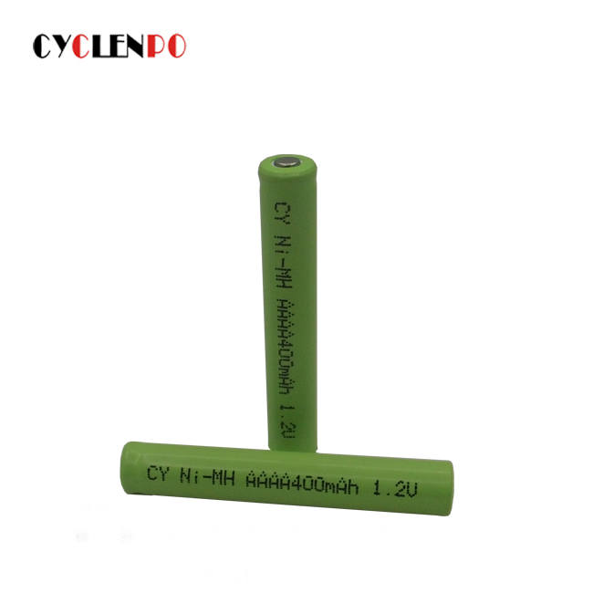 Перезаряжаемый никель-металлогидридный аккумулятор высокой емкости с длительным циклом работы 5/4AAAA400mAh 1,2 V