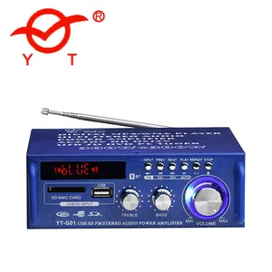 YATAO Stereo Mixer Karaoke Amplifier Với USB/FM TUNER/BT Đầu Vào