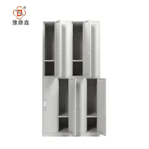 Luoyang YUDINGXIN yüksek kaliteli çelik öğrenci/kişisel elbise dolabı 8 kapı soyunma