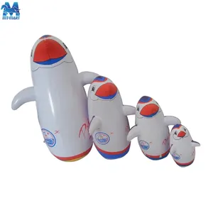 PVC inflatable penguin toy, inflatable roly-poly