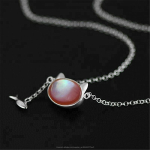 Diseño de Moda <span class=keywords><strong>lindo</strong></span> collar de plata 925 - Product Image 4
