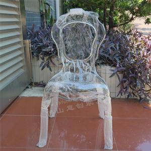 Chaise <span class=keywords><strong>Louis</strong></span> Ghost transparente moderne, design simple, en plastique PC, mobilier <span class=keywords><strong>d</strong></span>'hôtel, salle à manger, événements, empilable, vente en gros, 500 kg - Product Image 3