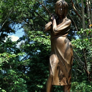 Africana hecha a mano estilo Twist su culo de bronce de la <span class=keywords><strong>ninfa</strong></span> de la escultura - Product Image 2
