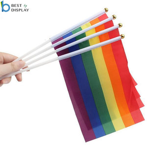 Trang trí LGBT cầu vồng Đồng Tính tay cờ với thanh nhựa - Product Image 2