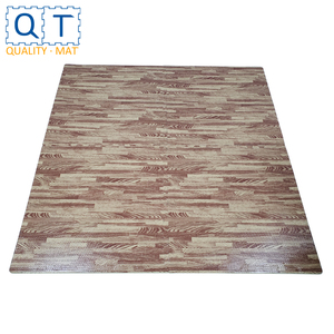 QT MAT Non-toxic Odorless Formamide Below 200PPM 24in X 24in 4pcs/set EVA <strong>Foam</strong> Wood Grain Floor Trade Show Mat <strong>Flooring</strong> - Product Image 6