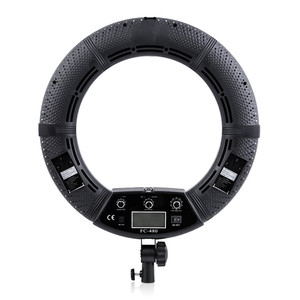 Anillo de Luz LED RGB FC-480 con Control por Aplicación, Luz de Video para <span class=keywords><strong>Belleza</strong></span>, Uñas, Fotografía, Estudio de Cine, Lámpara de Anillo + Trípode + Bolsa - Product Image 6