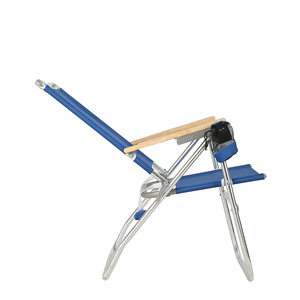 OEM 7ตำแหน่งกลางแจ้งแบบพกพาพับเก้าอี้ชายหาดไม้ <span class=keywords><strong>Arms</strong></span> - Product Image 6