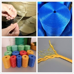 En <span class=keywords><strong>plastique</strong></span> emballage scission <span class=keywords><strong>film</strong></span> <span class=keywords><strong>presse</strong></span> <span class=keywords><strong>à</strong></span> balles ficelle corde fil pp rafia chaîne machine - Product Image 6