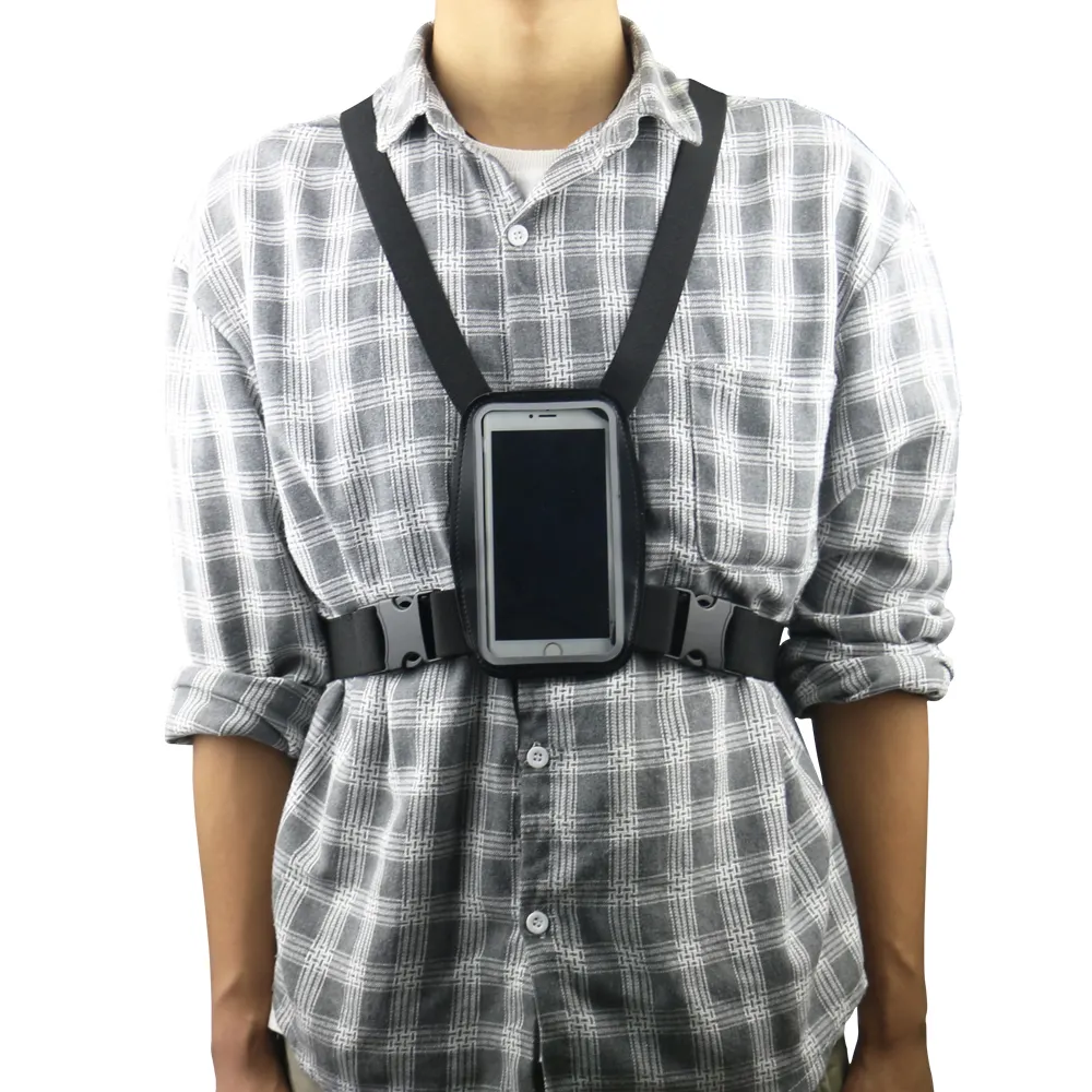 Nuovi accessori caldi cinturino pettorale cintura sportiva cintura treppiede supporto per imbracatura per Smartphone per iphone