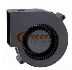 90mm 9733 yüksek CFM mini fırçasız nmb rulman 12v dc santrifüj fanı