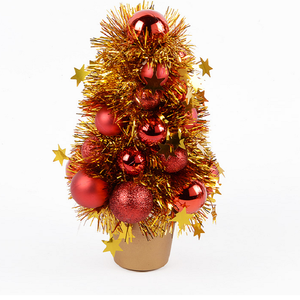 Silberweißes Goldfolien-Material Mini-Weihnachtsbaum - Product Image 4