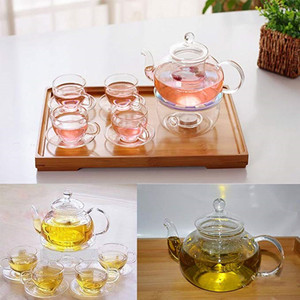 27 OZ vidrio de Infusor de té <span class=keywords><strong>tetera</strong></span> con un calentador y <span class=keywords><strong>taza</strong></span> de vidrio conjuntos - Product Image 5