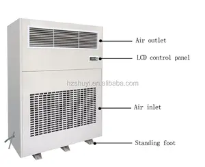 Humidificateur à film humide industriel, brumisateur avec système de contrôle automatique de l'humidité