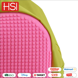 Mochila de silicona impermeable de moda personalizada Unisex de gran venta, mochila escolar de alta calidad, forro de PVC, cierre de cremallera, correa de transporte - Product Image 4