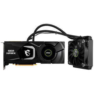 MSI NVIDIA Geforce RTX2080 SEA HAWK X 8G Tarjeta gráfica para juegos usada con velocidad de memoria de 14 Gbps y tarjeta de video de reloj base de 1515MHz - Product Image 2