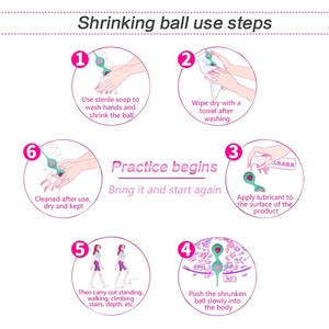 China Oem Sexspielzeug Hersteller Smart Vaginal Übung <span class=keywords><strong>Kegel</strong></span> Vagina Exceriser Bälle Silikon Ben Wa Ball Set für Frauen - Product Image 3