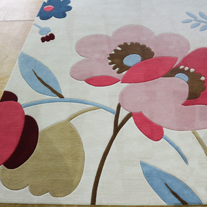 Moderno moñ<span class=keywords><strong>udo</strong></span> mano objetivo alfombra para sala - Product Image 5